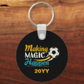 サッカー魔法の実現 キーホルダー (正面)
