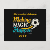 サッカー魔法の実現 ポストカード (正面)