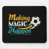 サッカー魔法の実現 マウスパッド (正面)