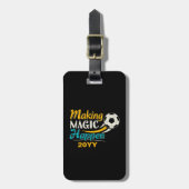 サッカー魔法の実現 ラゲッジタグ (正面縦)
