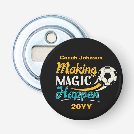 サッカー魔法の実現 栓抜き (正面)