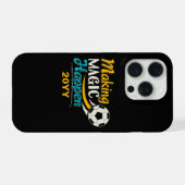 サッカー魔法の実現 iPhoneケース (裏面横)