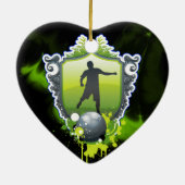 サッカー1オーナメント セラミックオーナメント (裏面)