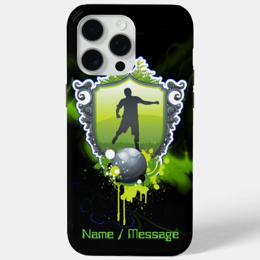 サッカー1ケース Case-Mate iPhoneケース (裏面)