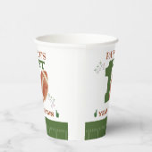 サッカー1年目のダウンサッカーBIrthdayパーティー 紙コップ (右)