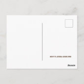 サッカー1年目のダウンフォト誕生日 ポストカード (裏面)