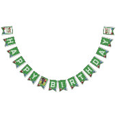 サッカー1年目のダウン誕生日 バンティングフラッグ (全)