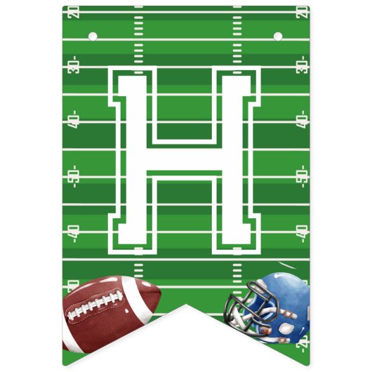 サッカー1年目のダウン誕生日 バンティングフラッグ (第2の旗)