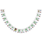 サッカー1年目のダウン誕生日 バンティングフラッグ (全)