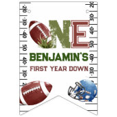 サッカー1年目のダウン誕生日 バンティングフラッグ (第1の旗)