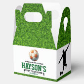 サッカー1年目を終える1歳の誕生日パーティー フェイバーボックス (オープン)