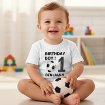 サッカー1歳の誕生日パーティー