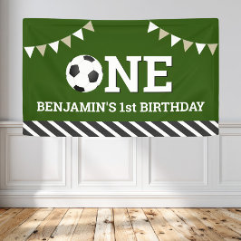 サッカー1歳の誕生日パーティー 横断幕