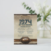 サッカー1974年50年高校懇親会 ポストカード (スタンド正面)