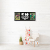 サッカー2フォトコラージチーム名 横断幕 (インサイチュ)