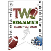 サッカー2年目のダウン誕生日 バンティングフラッグ (第1の旗)