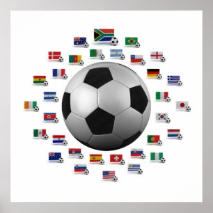 サッカー2010年 ポスター
