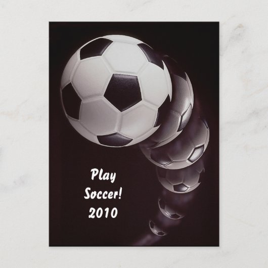 サッカー2010 ポストカード (正面)