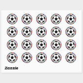 サッカー2010 ラウンドシール (シート)