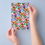 サッカー2014エンブレムパターン チラシ (ハンドル)