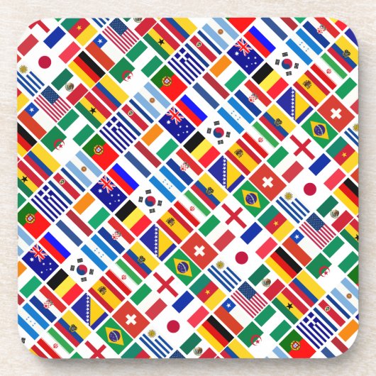 サッカー2014パターン コースター (正面)