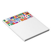 サッカー2014フラグパターン ノートパッド (アングル)