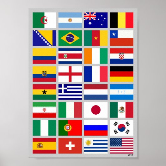 サッカー2014 ポスター (正面)