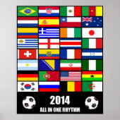 サッカー2014 ポスター (正面)