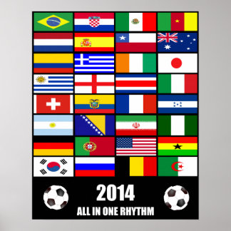 サッカー2014 ポスター