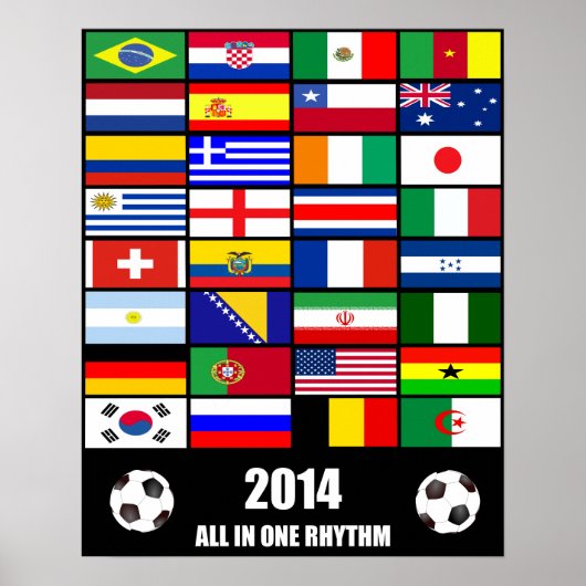 サッカー2014 ポスター (正面)