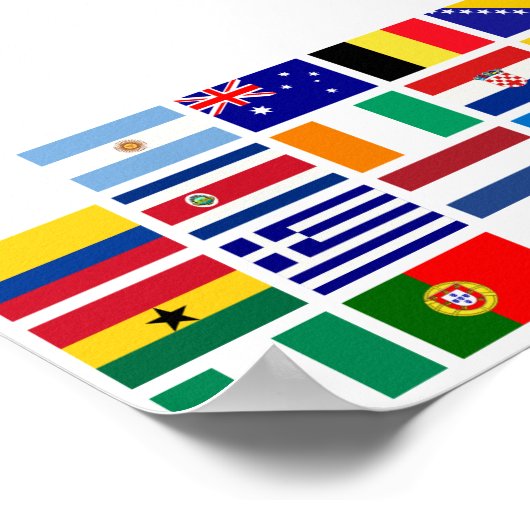 サッカー2014 ポスター (角)