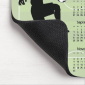 サッカー2025カレンダー マウスパッド (コーナー)