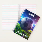 サッカー2026 - ノートブック (内側)