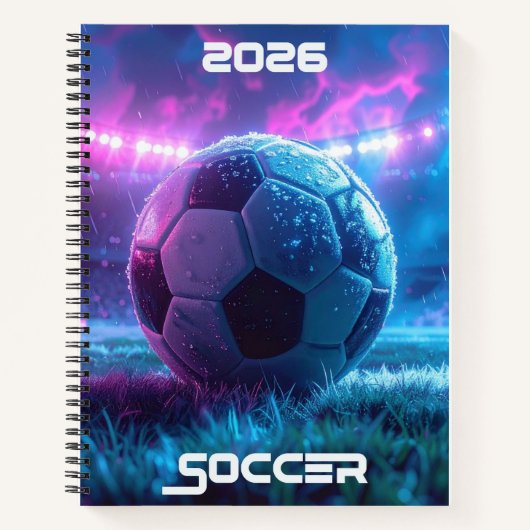 サッカー2026 - ノートブック (正面)