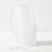 サッカー3マグカップ フロストグラスビールジョッキ (正面左)