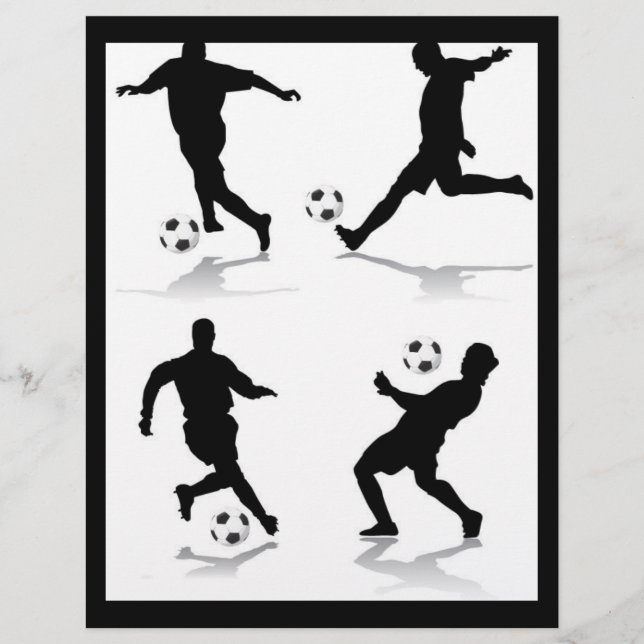 サッカー4人 (正面)