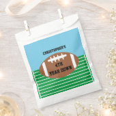 サッカー4年目のダウン誕生日 フェイバーバッグ (クリップ留めされた状態)