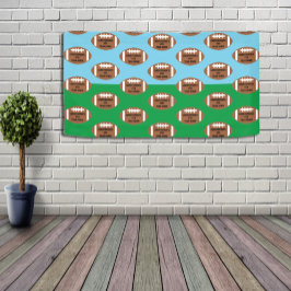 サッカー4年目のダウン誕生日 横断幕