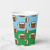 サッカー4年目のダウン誕生日 紙コップ (右)