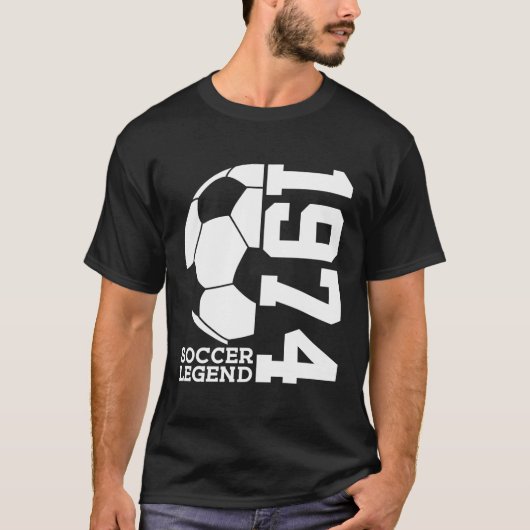 サッカー49thサッカーの伝説1974 tシャツ (正面)