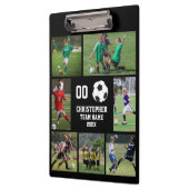 サッカー7フォトコラージュのチーム名ポスター クリップボード (左)