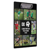 サッカー7フォトコラージュのチーム名ポスター クリップボード (右)