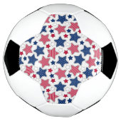 サッカー7月4日 サッカーボール (回転)