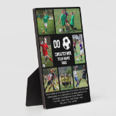 サッカー7枚フォトコラージュチーム名 フォトプラーク (側面)