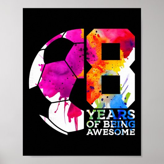 サッカー8歳の誕生日最高の8年間_1 ポスター (正面)
