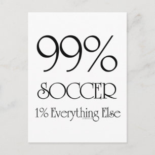 サッカー99% ポストカード
