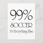 サッカー99% ポストカード (正面)