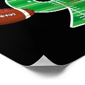 サッカー9thバースデーパーティープレイヤーゲーム愛好家チーム ポスター (角)