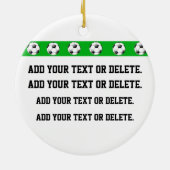 サッカー – あなたのオーナメント- SRF セラミックオーナメント (裏面)