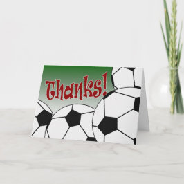 サッカー － ありがとう！ サンキューカード